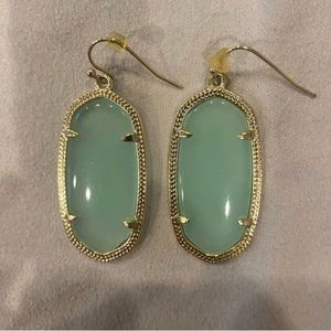 Kendra Scott blue green signature drop earrings